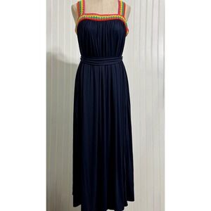 boden crochet trim jersey dress BODEN Crochet Trim Jersey Midi Dress